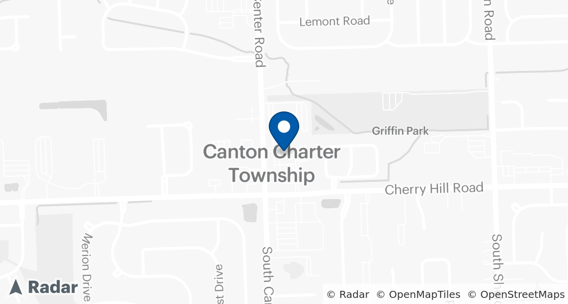 Map of Dairy Queen Location:: 266 N Canton Center Rd, Canton, MI, 48187-2902